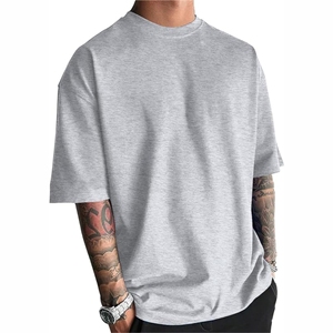 เสื้อยืดแขนสั้นทรงหลวมโอเวอร์ไซส์สำหรับผู้ชาย ผ้าคอตตอน 100% คุณภาพสูง น้ำหนัก 230 กรัม ผ้า Worsted อย่างดี ป้องกันการเป็นขุย - Product Image 6