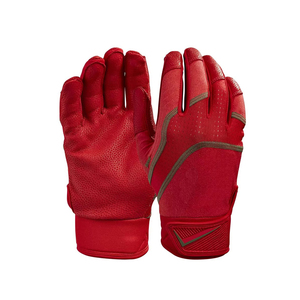 Gants de frappe en cuir personnalisés professionnels pour le baseball et le softball - Légers, avec fermeture éclair, pour l'entraînement - Product Image 1