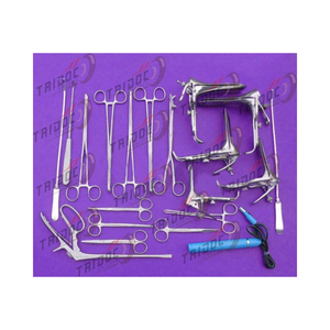 ชุดเครื่องมือผ่าตัด D&C ระดับพรีเมียม 28 ชิ้น ทำจากเหล็กกล้าไร้สนิม ชุดอุปกรณ์ D&C สำหรับนรีเวชวิทยา ได้รับการรับรองมาตรฐาน CE และ ISO - Product Image 1