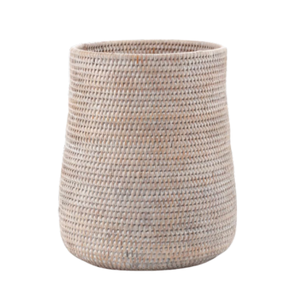 Handwoven Natural Rattan Planter <b>Basket</b> Tall Wicker <b>Plant</b> Pot for Indoor Living Room, Balcony, Outdoor Garden Decor from Vietnam - Product Image 3