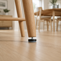 Glissière de pied de table fixe en PTFE de 30 mm pour un déplacement fluide des meubles