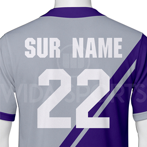 Premium Baseball Teamwear Custom Jerseys Half Sleeve Team Name Lightweight Moisture Wicking Sports Uniform Apparel Wholesale - Product Image 5