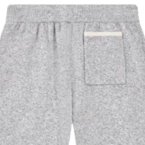 Pantalones Deportivos de Punto Grises, Pantalones Casuales con Cintura Elástica, Ropa de Estar por Casa, Estilo Urbano, Pantalones de Punto Suave para Hombre y Mujer - Product Image 4