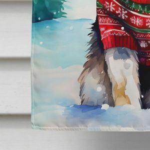 Large Multicolor Alaskan Malamute Christmas <b>Yard</b> Banner Artwork Porch Sleeve Pole Decorative Wall Hanging <b>Yard</b> <b>Lawn</b> <b>Signs</b> - Product Image 4