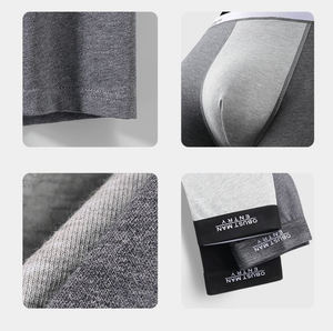 Bóxers de Algodón Cómodos de Alta Calidad para Hombre, Cintura con Color Personalizado, Diseño Sólido, Calzoncillos Bóxer para Hombre, Fábrica de Bangladesh - Product Image 4