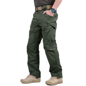 Pantalones Cargo Rectos Sólidos con Logotipo Personalizado, Pantalones Deportivos para Hombre, Pantalones Cargo Multibolsillos de Alta Calidad - Product Image 2