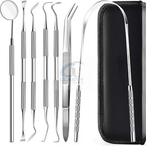 Kit de restauration dentaire professionnel, instruments manuels en acier inoxydable pour les procédures de composite - Product Image 4