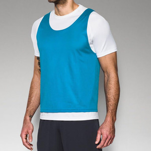 Training <b>Bibs</b> Breathable Quick Dry Football Sleeveless Jersey Tank Tops & T-shirts-customizable Team Name Training Gear Wear - Product Image 2