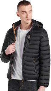LAYENNE新款冬季中号连帽男士加大码外套加厚户外羊毛冬季夹克男士 - Product Image 3