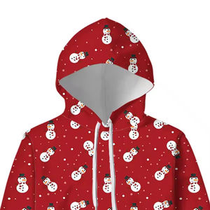 Customized 100% Cotton Men's Regular Fit Pullover Fleece Solid Anime Streetwear <b>Hoodie</b> Sublimation 3D Printed Logo Winter - Product Image 3