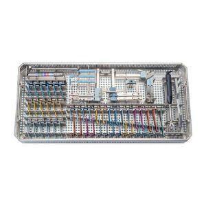 Contenedor de Esterilización para Retractor Cervical Blackline, Acero Inoxidable de Grado Alemán, Juego Completo para Cirugía de Columna Vertebral, Narham Enterprises - Product Image 1