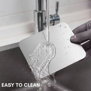 Posavasos Cuadrados Clásicos de Acero Inoxidable de Alta Calidad con Logotipo Personalizado, Base Antideslizante Duradera, Ecológicos para Uso Doméstico SKI - Product Image 6