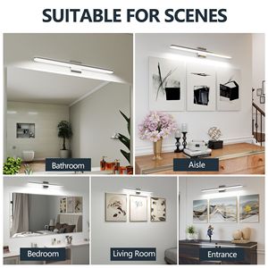 Modern 32\" LED <b>Vanity</b> <b>Lights</b> 16W Daylight White Chrome Bathroom <b>Light</b> Fixtures <b>Mirror</b> <b>Vanity</b> Lighting - Product Image 4