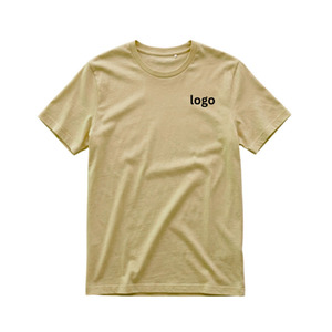 เสื้อยืดแขนสั้นผู้ชายแบบยูนิเซ็กซ์ ผ้าฝ้าย 100% ระบายอากาศได้ดี สกรีนโลโก้ตามสั่ง พิมพ์ลายด้วยเทคนิคซิลค์สกรีน ทรงปกติ - Product Image 3