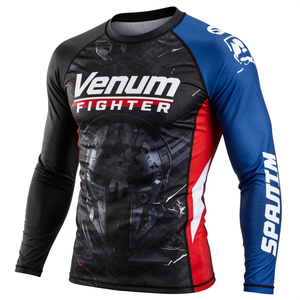 Rashguard de Alta Calidad Personalizable para Luchadores de MMA, Diseño en Spandex/Poliéster, Transpirable y Ecológico, Marca Venum - Product Image 2
