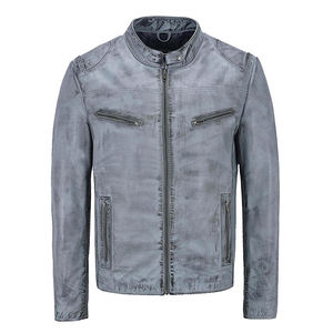 Chaqueta de Invierno para Hombre XS, Estilo Urbano, Cuero Vacuno y Lona, Ecológica, Transpirable, Resistente al Viento, Ligera, Gran Venta - Product Image 5