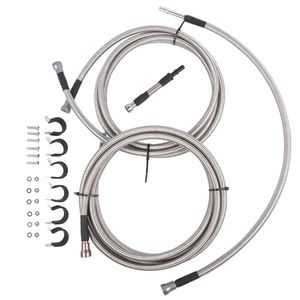 Set di Tubi Carburante in Acciaio Inox Intrecciato Diesel 20832565, Parti Motore per Camion GMC Sierra 2500 HD 3500 HD 6.6L V8 OHV - Product Image 2