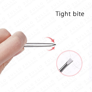 Professional Stainless Steel Slant Tip Eyebrow Tweezers Custom Logo Precision Hair Removal Beauty <b>Makeup</b> <b>Tool</b> - Product Image 5