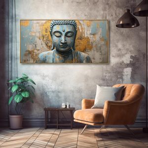Arte de pared EOB, impresión Zen de Buda, pintura moderna en lienzo para colgar en sala de estar, dormitorio, comedor, decoración para el hogar y la oficina - Product Image 3