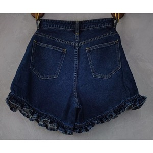 Shorts de Mezclilla para Mujer, Ajustados, de Cintura Alta, Rectos, de Algodón Premium, Elegantes, para Uso Diario, Origen Bangladesh - Product Image 6