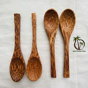 Cubiertos de madera de coco de alta calidad para restaurante Hotel Travel Cubiertos decorativos naturales de Vietnam al por mayor para Año Nuevo - Product Image 2