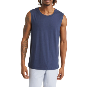 2024 Fresh Designs Custom Premium Quality <b>Oversized</b> Mens Casual Tank <b>Tops</b> Made From 100% Cotton Affordable Price From Bangladesh - Product Image 5