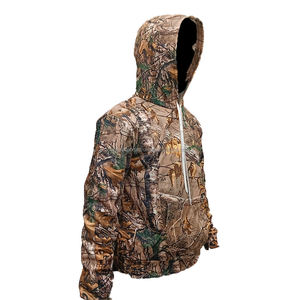 Sudadera con Capucha Personalizada para Hombre, 100% Algodón/Poliéster, Estilo Holgado, Forro Polar Grueso, Bordada e Impresa con Camuflaje RealTree - Product Image 4