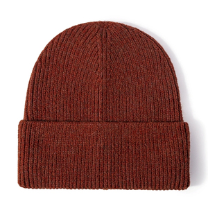 Gorro de Punto Azul Marino Unisex al por Mayor 2026, 100% Acrílico, Color Sólido, Gorro Casual de Invierno para Adultos, 56-58CM - Product Image 3