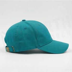 Casquette de baseball unisexe en sergé de coton, 6 panneaux, couleur unie, taille adulte 58-60CM - Product Image 3