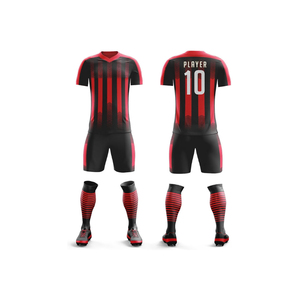 Tenue de football personnalisée de haute qualité 100% polyester, sublimation, maillot de football unisexe, ensemble de vêtements de football pour les clubs - Product Image 2