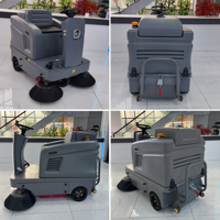 Balayeuse de voirie extérieure à batterie pour le nettoyage des parkings, usines, entrepôts et espaces commerciaux