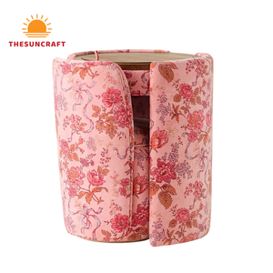 Cheap Wholesale Modern Corner Vanity Desk - Oak Wood Makeup <b>Table</b> with <b>Mirror</b> & Chair Set for Girls - Product Image 2