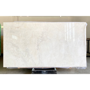 White Marble Translucent Thin Slab Polished Surface Modern Design for <b>Wall</b> Cladding Floor Tile Reception <b>Desk</b> Bathroom - Product Image 6