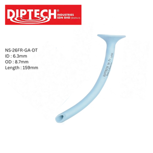 ท่อช่วยหายใจทางจมูกแบบใช้แล้วทิ้ง ยี่ห้อ Robertazzi Design รุ่น Nasopharyngeal Airways Latex NS-26FR-GA-DT คุณภาพเยี่ยม ปลอดเชื้อ สำหรับการดูแลทางจมูก - Product Image 1