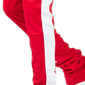 Custom Made High Quality Casual Flared Jogger Track Men's Pants 2026 New Fashion Loose Fit Flare <b>Trouser</b> For Men - Product Image 6