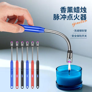 Bougies parfumées coupe-vent avec allumeur électronique portable rechargeable à arc métallique Dericsson pour cuisine - Product Image 6
