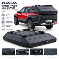 KATA Couvre-caisse de camionnette en aluminium avec support de toit, style luxe, fixation par vis pour VinFast Wild 2026, tout nouveau