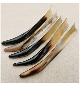 Chausse-pied en corne naturelle de buffle, fait main, hautement poli, qualité supérieure, personnalisé, pour centre commercial et salle d'exposition - Product Image 3