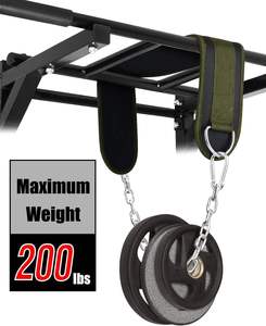 Ceinture de musculation robuste de qualité supérieure avec chaîne pour la calisthénie et le bodybuilding – Équipement de sécurité pour l'entraînement de force - Product Image 4