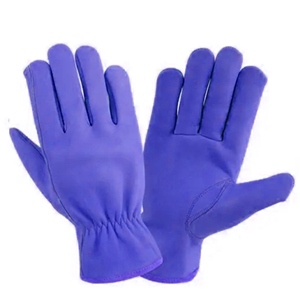 Gants de sécurité en cuir de chèvre de haute qualité avec manchette élastique antidérapante pour l'entraînement, protection confortable pour la voiture - Product Image 3