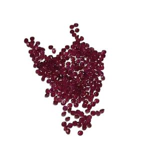 พลอยทับทิมธรรมชาติทรงกลม1.70มม. อัญมณีเจียระไนแบบหลวมอัญมณีสีแดงทำอัญมณีสูง3มม. - Product Image 3