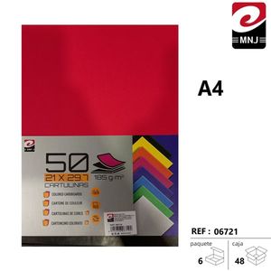 Cartulina Rojo <b>A4</b> Papel Craft En Color Rojo Intenso - Product Image 3