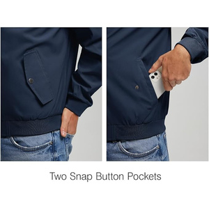 Chaqueta Bomber Cortavientos para Hombre, Ropa Masculina, Estilo Casual Urbano, Chaqueta de Piloto, Chaqueta de Béisbol - Product Image 5