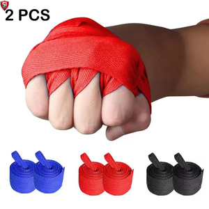 Bandages de boxe avec boucle pour le pouce, en coton respirant, absorbant l'humidité, pour l'entraînement MMA et Muay Thai - Product Image 2