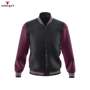 Veste universitaire unisexe personnalisable en toile respirante grande taille avec logo frontal pour l'hiver – Vente en gros - Product Image 5