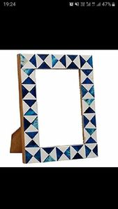 Best Selling Vintage Style Bone Inlay Photo <b>Frame</b> Handmade UV Printed for Waterproof for Tabletop or Wall <b>Mount</b> Display - Product Image 3