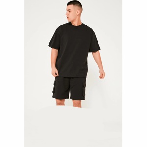 Wholesale High Quality Daily Loose Fashionable Handsome and Trendy Two-piece <b>Set</b> Men's Summer Casual Short Sleeved Shorts <b>Set</b> - Product Image 6