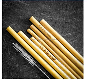 Exquisite Designed Bamboo Drinking Straw Elegant Natural Wood Design Reusable <b>Tableware</b> for Sustainable Hospitality Hotels - Product Image 6