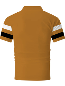 High Quality Mens Plus Size Polo Shirt Breathable Casual Wear Short Sleeve Solid Color Cotton <b>Classic</b> Business Polo Shirt Top - Product Image 5