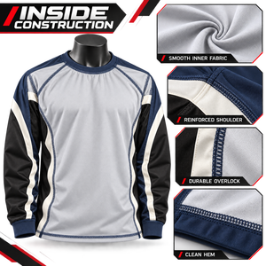 Camiseta de Entrenamiento de Fútbol y Balonmano Personalizada para Hombre, Manga Larga, Ligera, de Poliéster, para Portero, Fabricante OEM - Product Image 6